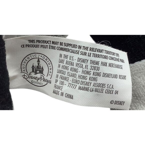 Disney Parks Minnie Mouse Steamboat Willie Plush Toy Black Gray 9" Authentic - Picture 3 of 5